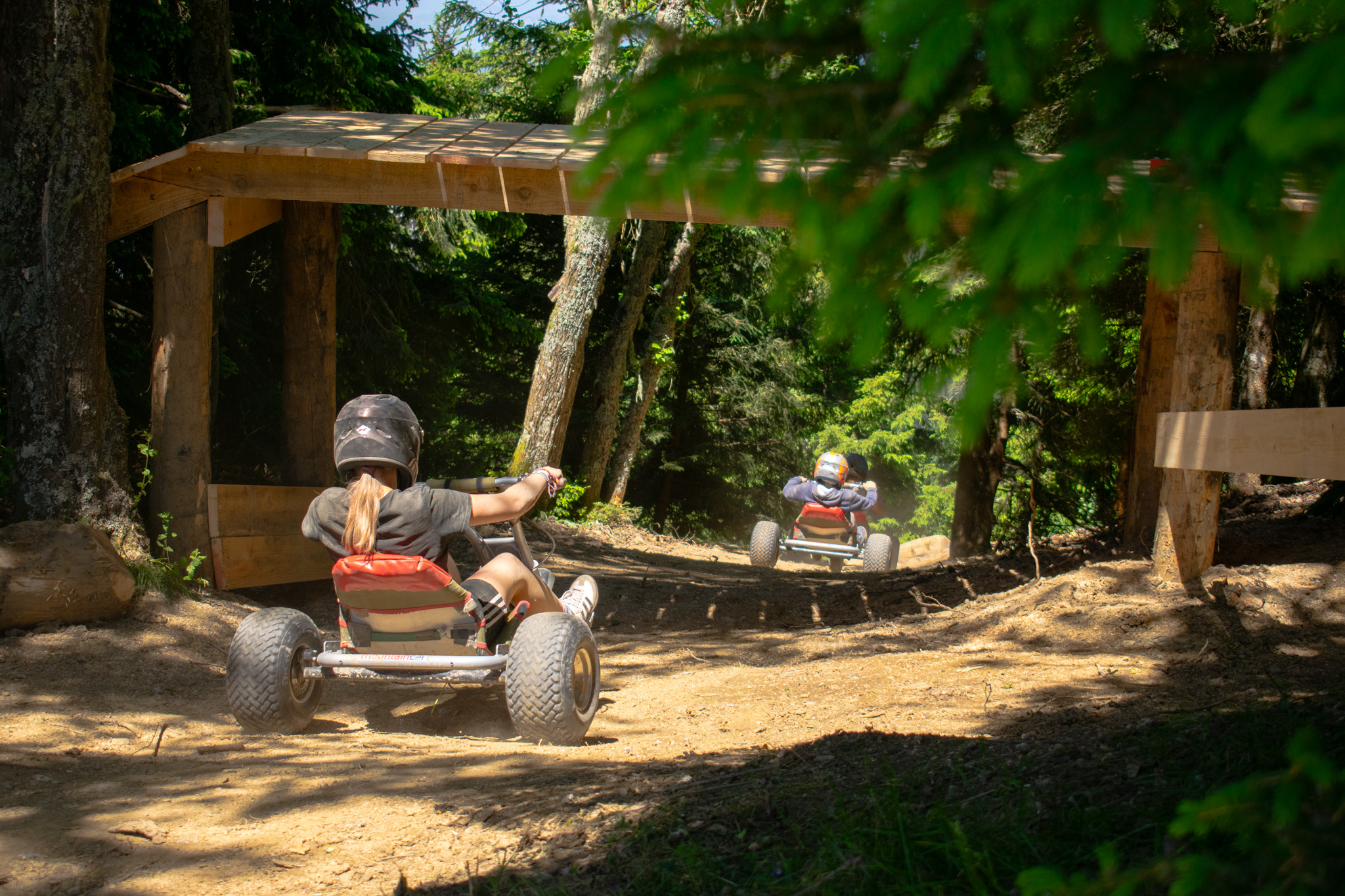 Descente en MountainCart aux 7 Laux